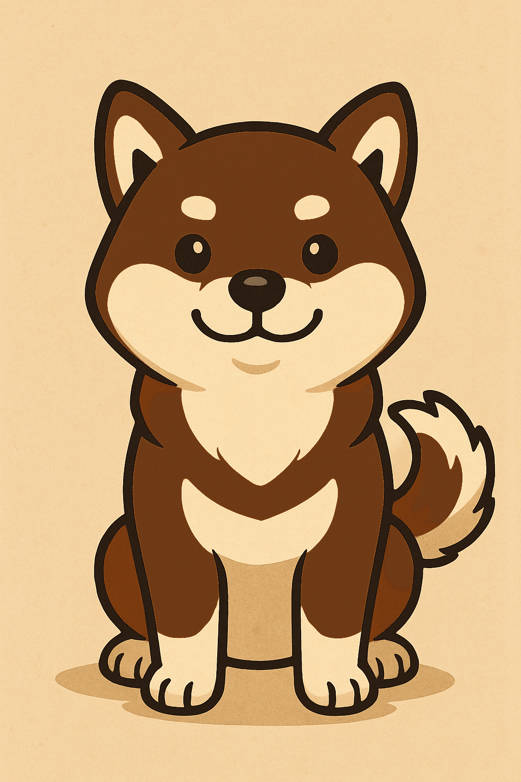 Shiba brun